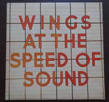 PAUL McCARTNEY (WINGS) VINYL UK ALBUM 'AT THE SPEED OF SOUND' 1976 STEREO LP  VG
