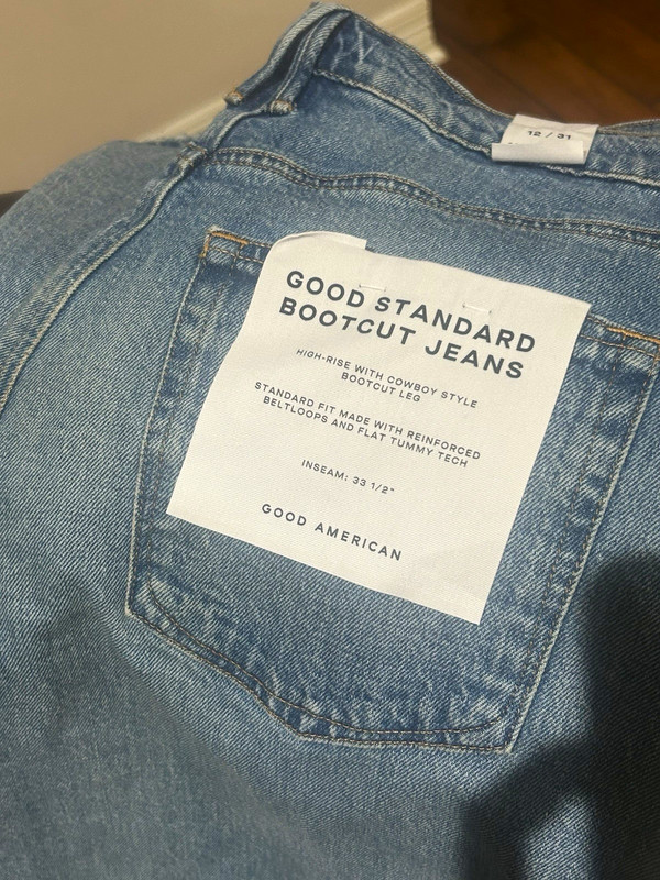 Good American - Women’s Good Standard Bootcut Jeans - Size 12