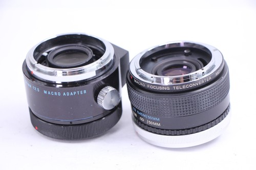 VIVITAR 2X MACRO FOCUSING TELECONVERTER, MACRO ADAPTER FOR 90MM F2.5 FD LENS - Picture 2 of 16
