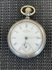 1888 Waltham P.S. Bartlett Mod 1883 Pocket Watch 18s 15j Silver Case Repair