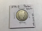 1899 O Barber Silver Quarter from New Orleans Mint US Coin 041224 63e