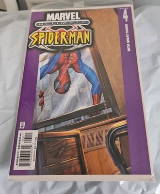 Ultimate Spider-Man #4 Marvel 2001 Peter Parker ''With Great Power'' New Never...