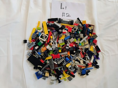 #ad LEGO Multicolor Bricks Blocks Mixed Pieces 1 Pound Bulk Lot Cleaned And Sorted $13.99