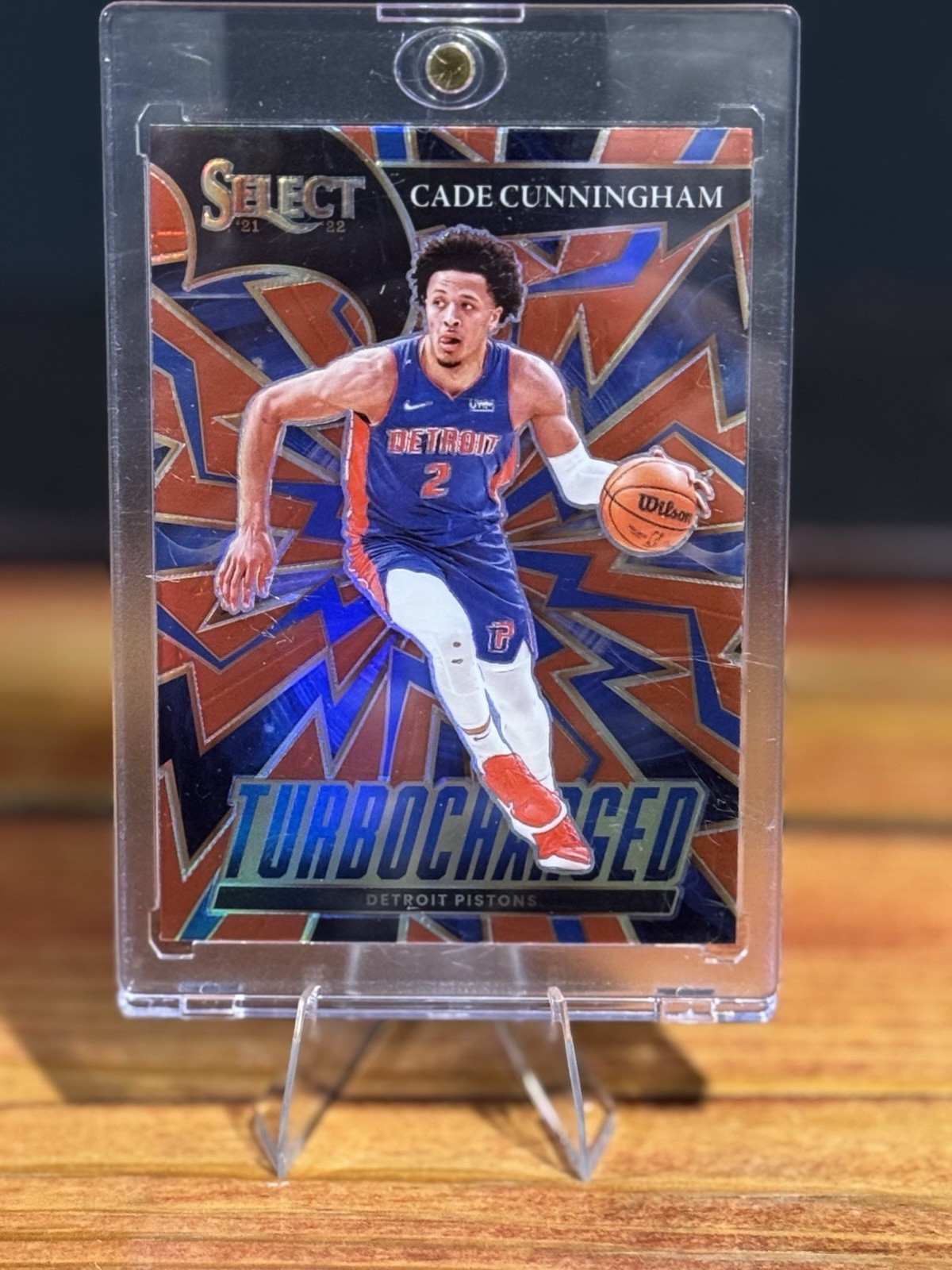 2021-22 Panini Select - Turbocharged Cade Cunningham #6 Red Prizm (RC)