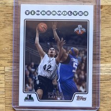 Topps 2008-09 Kevin Love #200 Minnesota Timberwolves NBA Rookie Basketball Card. rookie card picture