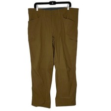 Eddie Bauer Mens Outdoor Performance Pants Size 36 x 30 Khaki Lightweight Hiking