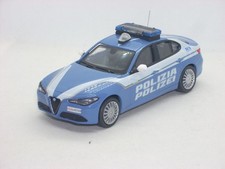 POLIZIA POLICE  Alfa Romeo Giulia squadra volante bilingue scala  1/43