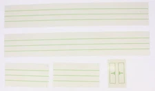 American Flyer 793-799 Green Union Station Window Set (Set of 5)