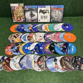 Huge 121 Video Game Lot UNTESTED AS IS- Wii Nintendo PlayStation Xbox PS4 PS1