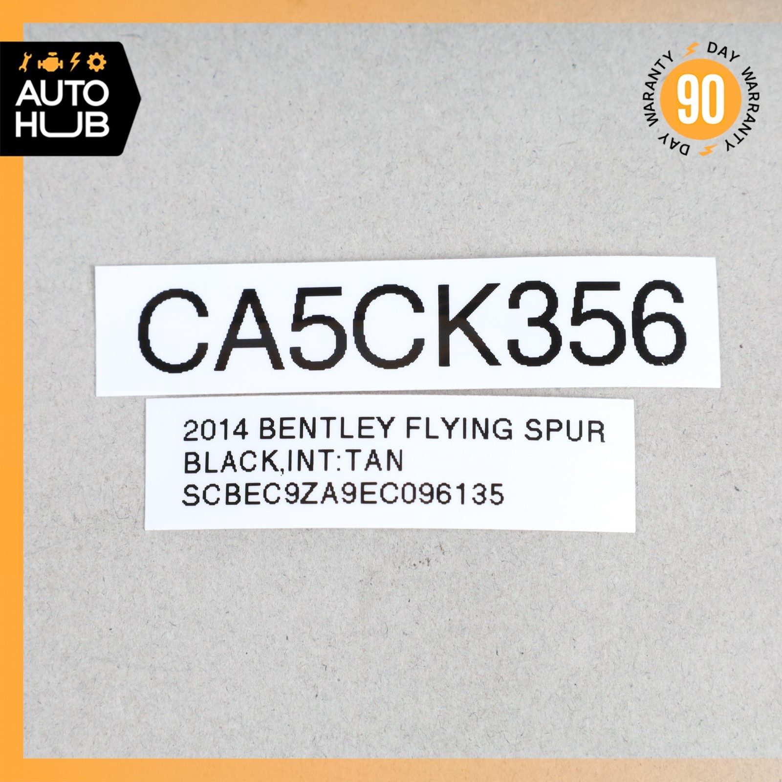 14-18 Bentley Flying Spur Rear Right Side Seat Switch Cover Trim Beige OEM 40k