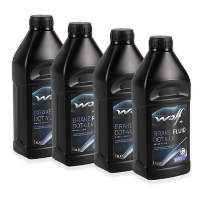4L WOLF BRAKE FLUID DOT 4 LV Bremsflüssigkeit Brake ISO 4925 FMVSS 116 TL 766-Z