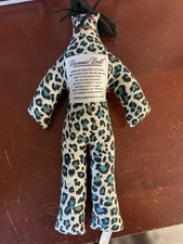 Dammit Doll - Blue Cheetah Print 