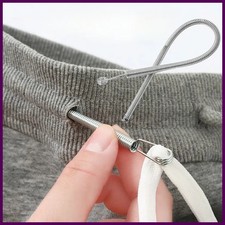 Spring Drawstring Threader Tool-Rope Threader Clip for Drawstring Replacement