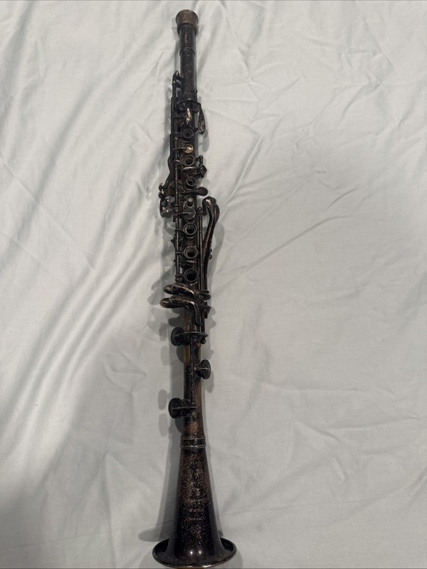 Vintage Three Star Metal Soprano Clarinet Made in U.S.A. Untested AS-IS