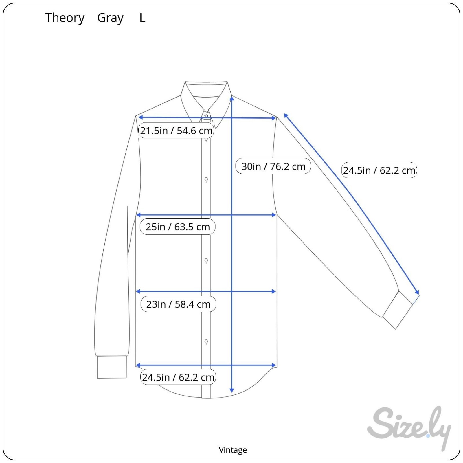 Theory Patrick Gray Chambray Button Up French Cuf… - image 8