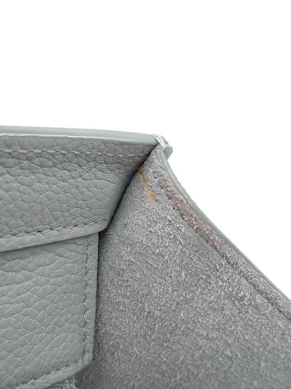 Celine Luggage Micro Leather Mineral Blue Top Handle Bag image 4