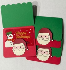Christmas Gift Card Holders 3 Pack Handmade w/ Envelopes  Holiday Gift Idea