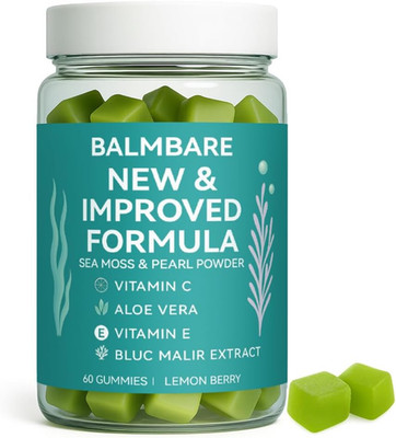 Balmbare Revive plus Gummies for Hair Loss - Sea Moss Gummies with Liposomal Vit