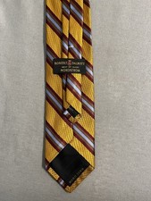 Robert Talbott Repp Tie 100% Silk Made in USA Striped Regimental Ivy League