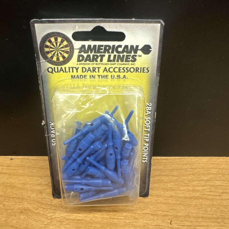 American Dart Lines  Soft Dart Replacement Tips – 2BA Size PLUS Package Of Darts