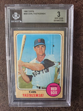 1968 Topps Baseball Carl Yastrzemski #250 - Beckett 3 - Boston Red Sox