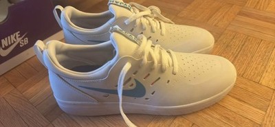 Nike SB Nyjah Free ''Summit White / Light Blue Fury'' (Style: AA4272-101)