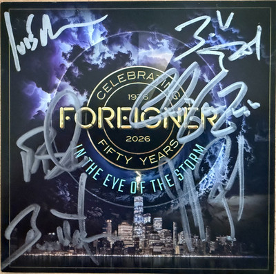 Foreigner Autographs - In The Eye of the Storm CD & Signed Insert