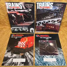 37 LIONEL 1970's-2000's model train catalogs plus numerous instruction booklets