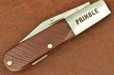 VINTAGE JOHN PRIMBLE BELKNAP LOUISVILLE KY SAWCUT DELRIN BARLOW KNIFE (23565)