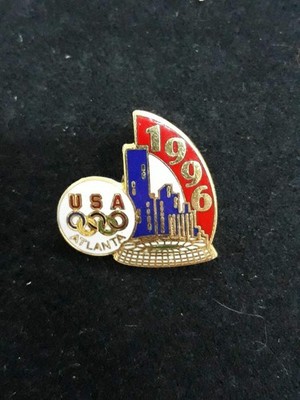PIN - Atlanta 1996 USA Olympic Games 100 Years Atlanta Stadium Badge