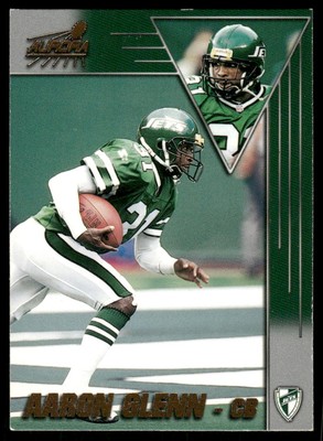 1998 Pacific Aurora #124 Aaron Glenn New York Jets Football Card