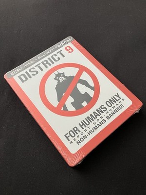 DisTricT 9: 4K+blu ray+d/c Limited sTeeLBooK  OOP/RARE/MiNT     BRaND NeW 