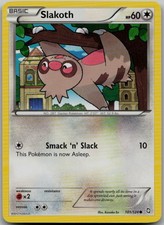 Slakoth 101/124 Common Dragons Exalted LP Pokemon Card