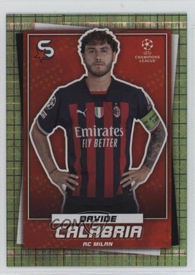 2022 UEFA Club Competitions Superstars Super Rare Mint /199 Davide Calabria 0jo2