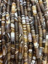 120 Pcs Wonderful Tibetan Old Natural Stripes Agate Dzi Beads   
