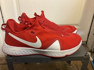 SIZE 16 MEN'S NIKE PG 4 TB PROMO RED / WHITE BASKETBALL SNEAKERS CW4134-603