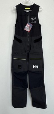 NWT Helly Hansen AEGIR Race Salopette Sailing Bib Women s XS Black
