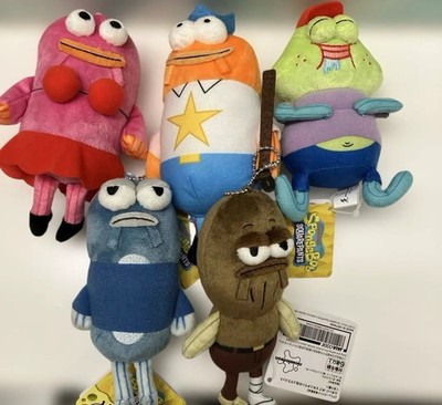 Sponge Bob Bikini Bottom Buddies Mascot Plush set keychain 15cm 2026 F/S New JP