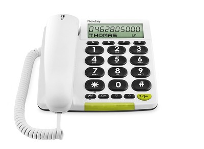 Doro Großtastentelefon PhoneEasy 312cs weiß ''wie neu''