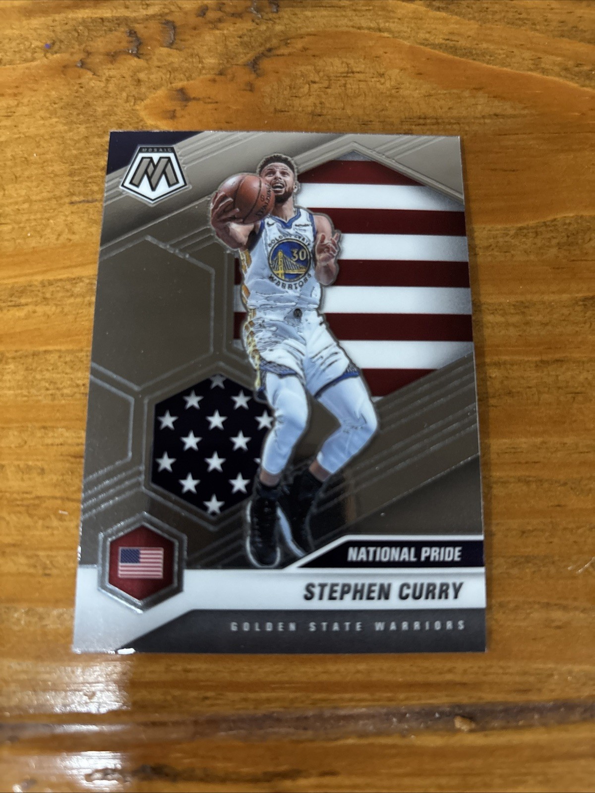 2020-21 Panini Mosaic - National Pride Stephen Curry #249