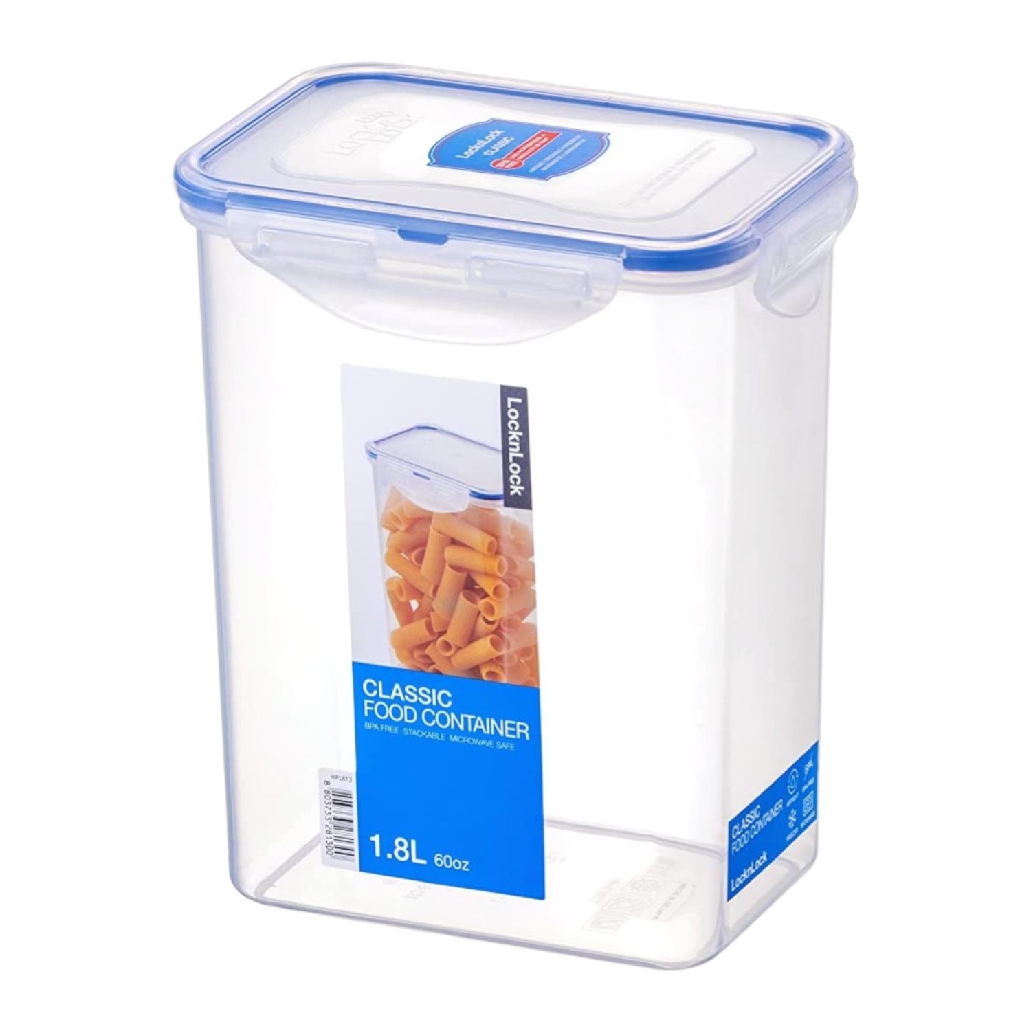 LocknLock Food Storage Container Airtight Leak Proof Reusable Kitchen Box 1.8L