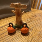Vintage  Ceramic Florida Orange Tree And 2 Oranges Salt and Pepper Shakers — photo 3