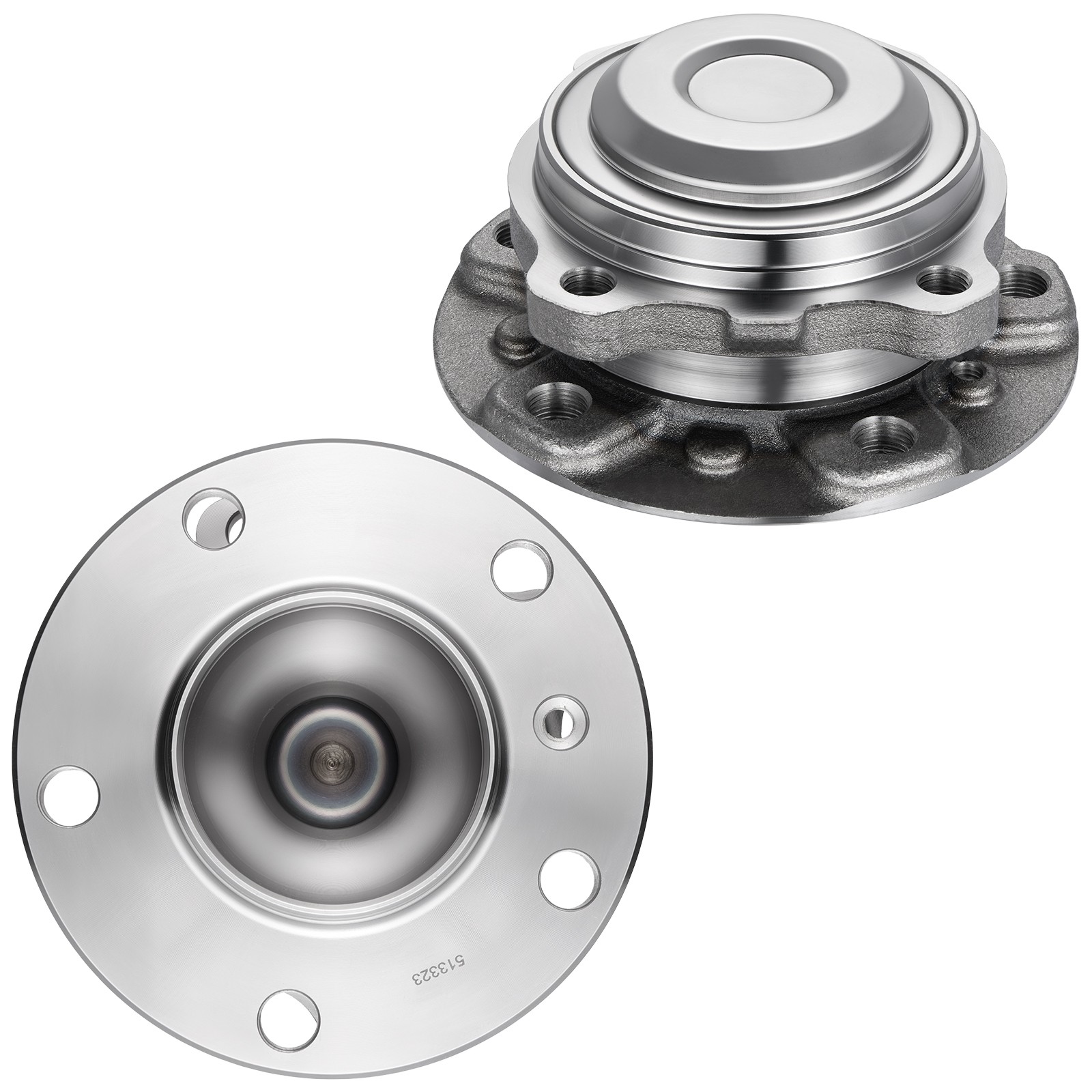 2X Front Wheel Hub Assembly Fits Rolls-Royce Dawn 6.6L Wraith 6.6L BMW 535d 3.0L