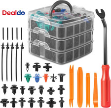 635PCS Car Push Retainer Clips Kit for Bumper Fender Door Trim Panel Fasteners