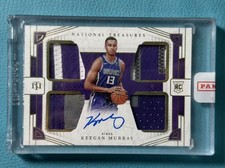 Keegan Murray 2022-23 Panini National Treasures 23/25 RPA Auto Quad Patch RC