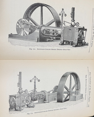 #ad 1904 Steam ENGINE • ANTIQUE Illustrated BOOK Stationary Marine Gas Locomotive $50.00