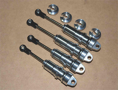Performance Big Bore Shock 4 HPI 1/10 Blitz Short Course Truck W/4mm shaft -Silv