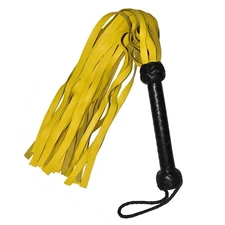 Cowhide Real Leather Flogger , 25 Tails Thick Heavy Duty Thuddy Flogger