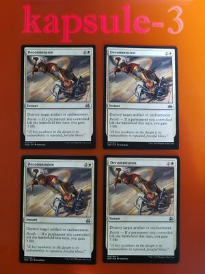4x Decommission (LP-NM) | Aether Revolt | MTG Magic Cards