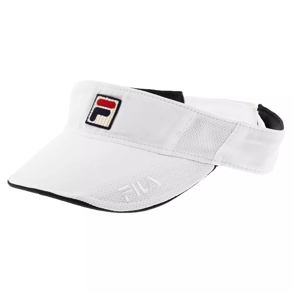 White clearance fila visor